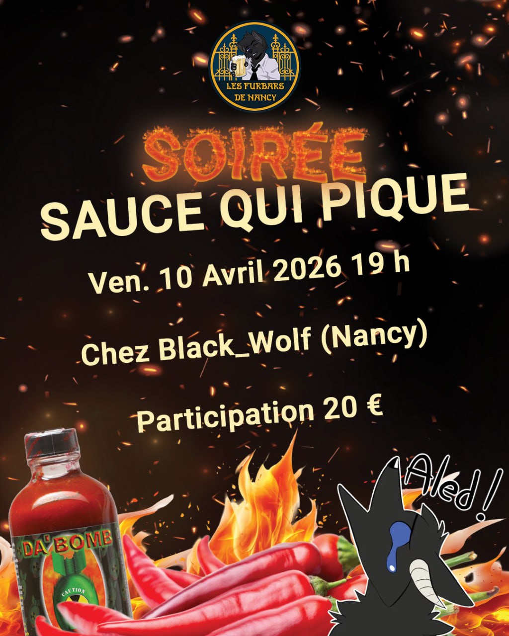 Affiche Soirée Hot Ones